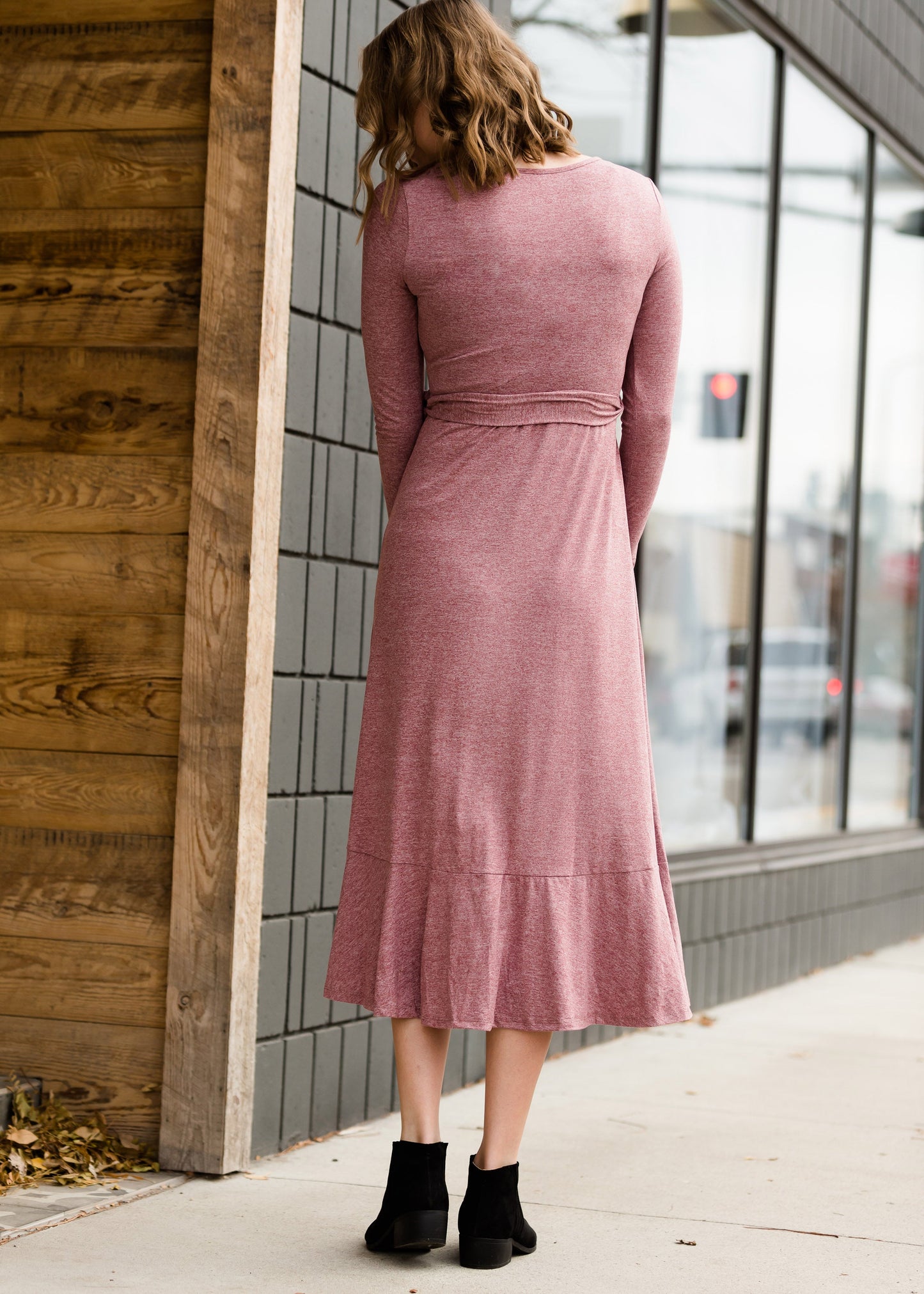 Tiered Ruffle Midi Dress-FINAL SALE Dresses
