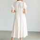 Tiered Short Sleeve Midi Shirtdress Dresses
