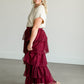 Tiered Tulle Maxi Skirt FF Skirts