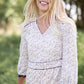 Tiny Floral Detail Midi Dress - FINAL SALE Dresses