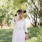 Tiny Floral Detail Midi Dress - FINAL SALE Dresses