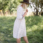 Tiny Floral Detail Midi Dress - FINAL SALE Dresses