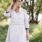 Tiny Floral Detail Midi Dress - FINAL SALE Dresses