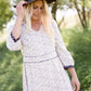 Tiny Floral Detail Midi Dress - FINAL SALE Dresses