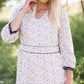 Tiny Floral Detail Midi Dress - FINAL SALE Dresses