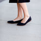 TOMS Black Suede Julie Flat - FINAL SALE Shoes