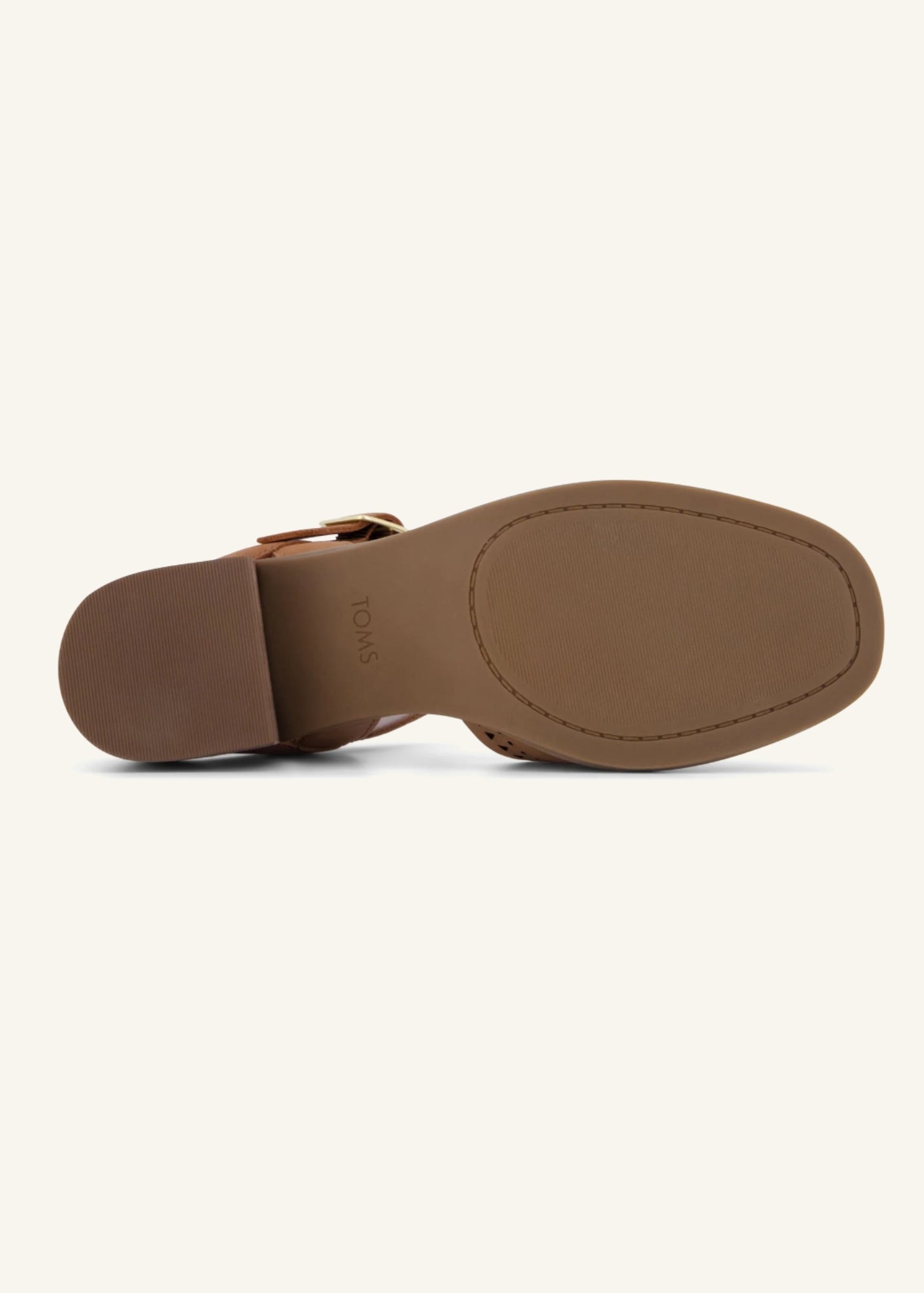 TOMS® Brown Sugar Jaclyn Leather Heel Shoes