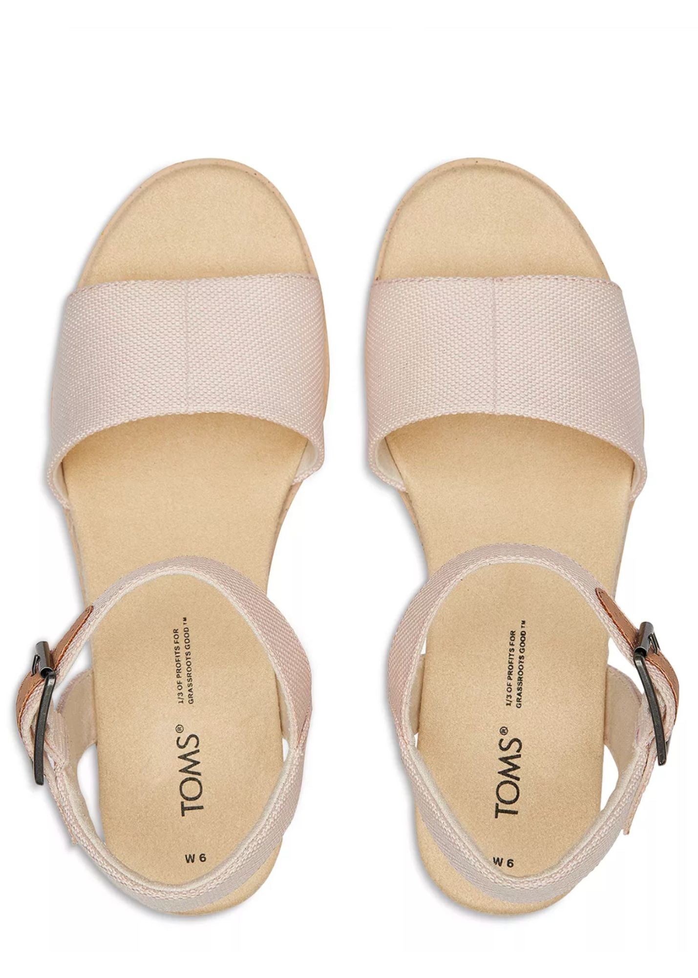 TOMS® Diana Pink Wedge Sandal - FINAL SALE Shoes