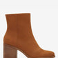 Toms Evelyn Leather Heeled Ankle Boot Shoes