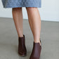 TOMS® Everly Leather Cutout Bootie Shoes