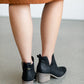 TOMS® Everly Leather Cutout Bootie Shoes