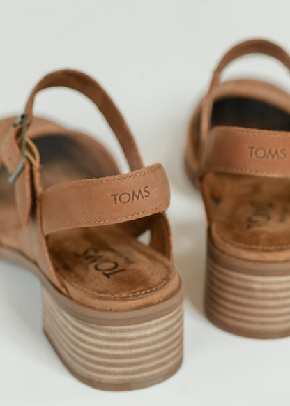 TOMS® Jaclyn Leather Heel Shoes