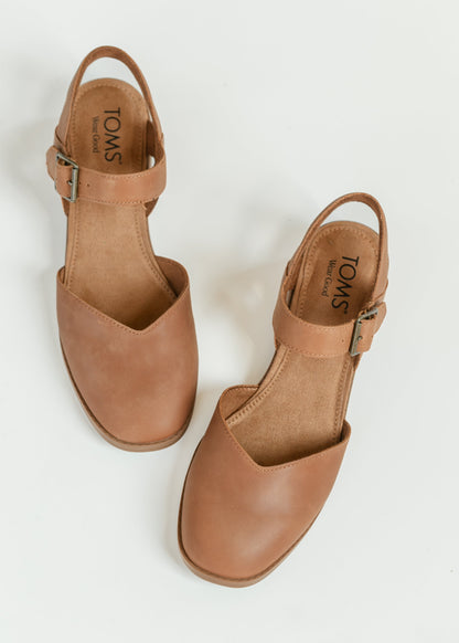 TOMS® Jaclyn Leather Heel Shoes