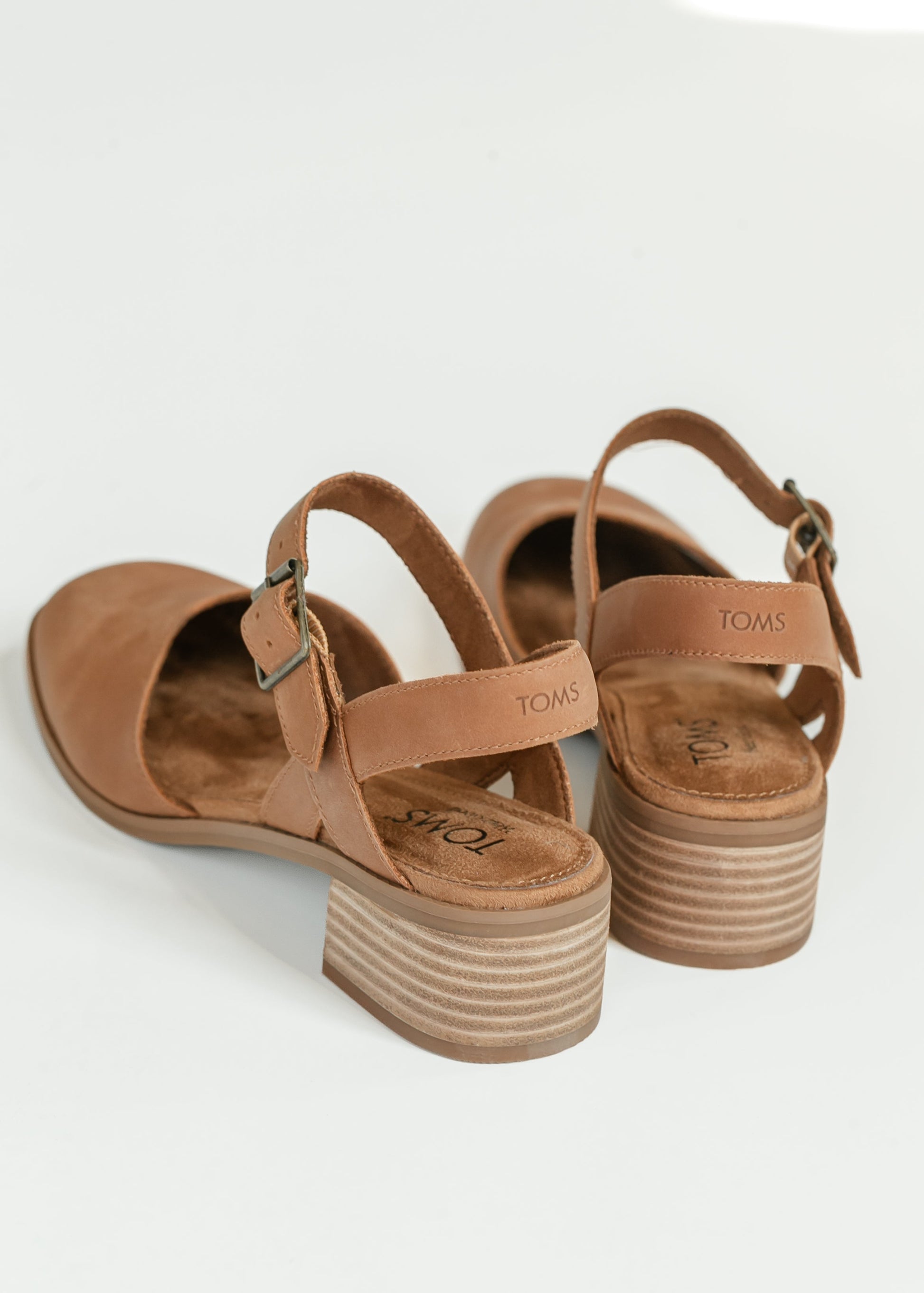 TOMS® Jaclyn Leather Heel Shoes