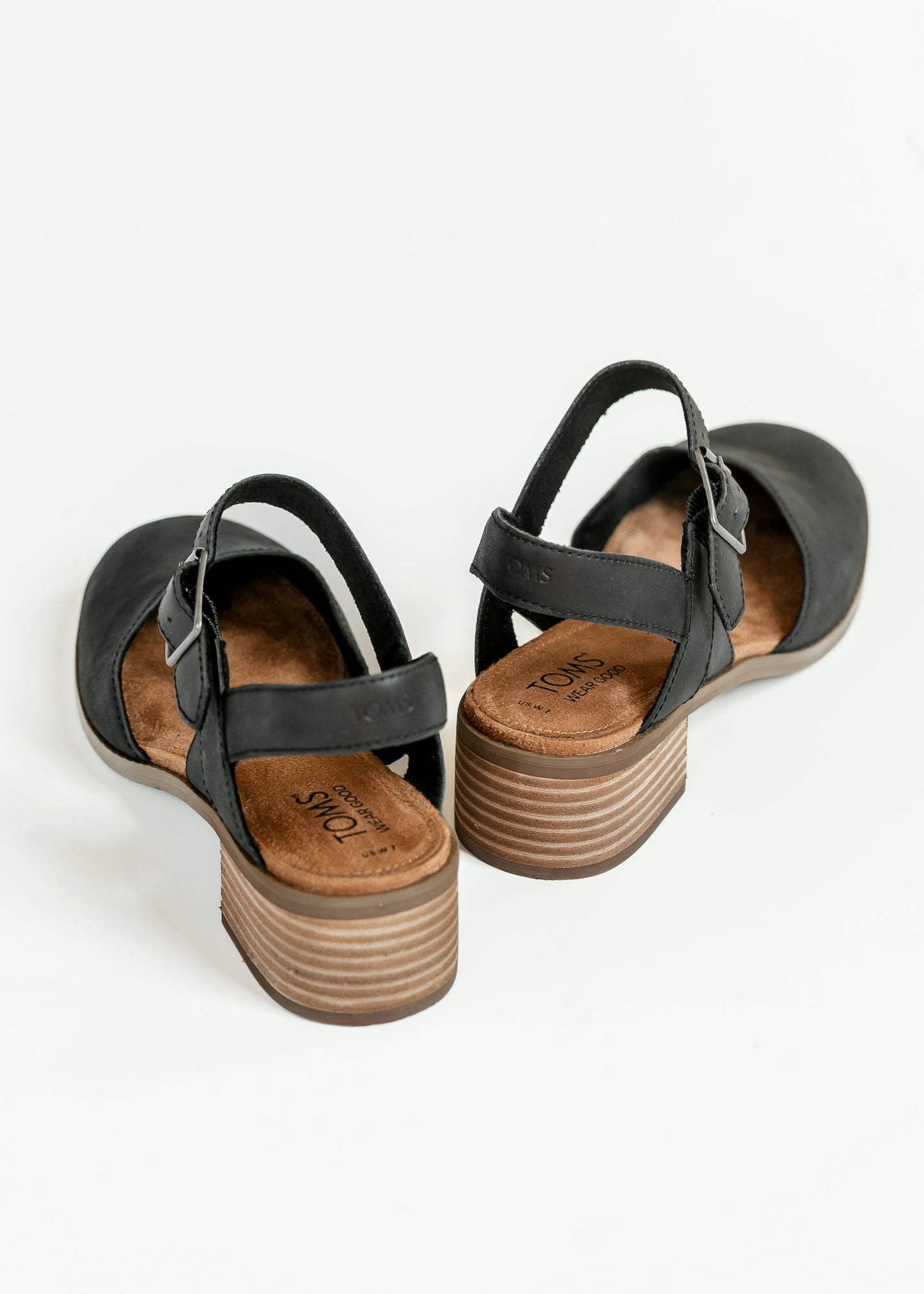 TOMS® Jaclyn Leather Heel Shoes