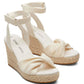 TOMS® Marisela Natural Espadrille Wedge Sandal Shoes
