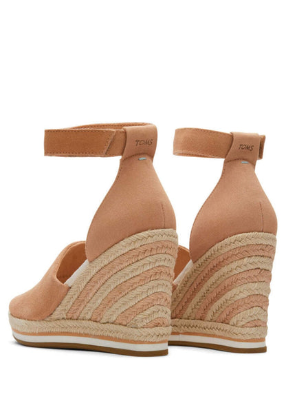 TOMS® Marisol Suede Espadrille Wedge Sandal Shoes