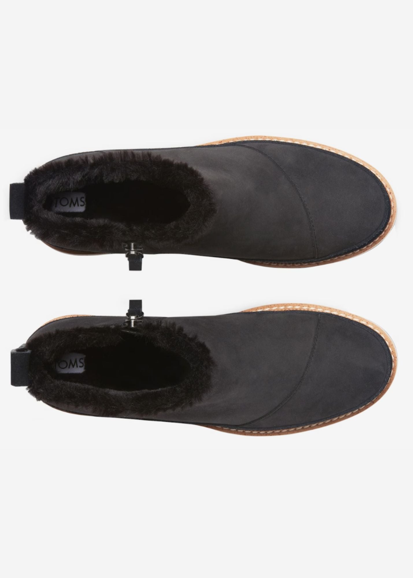 TOMS®  Marlo Faux Fur Platform Bootie Shoes