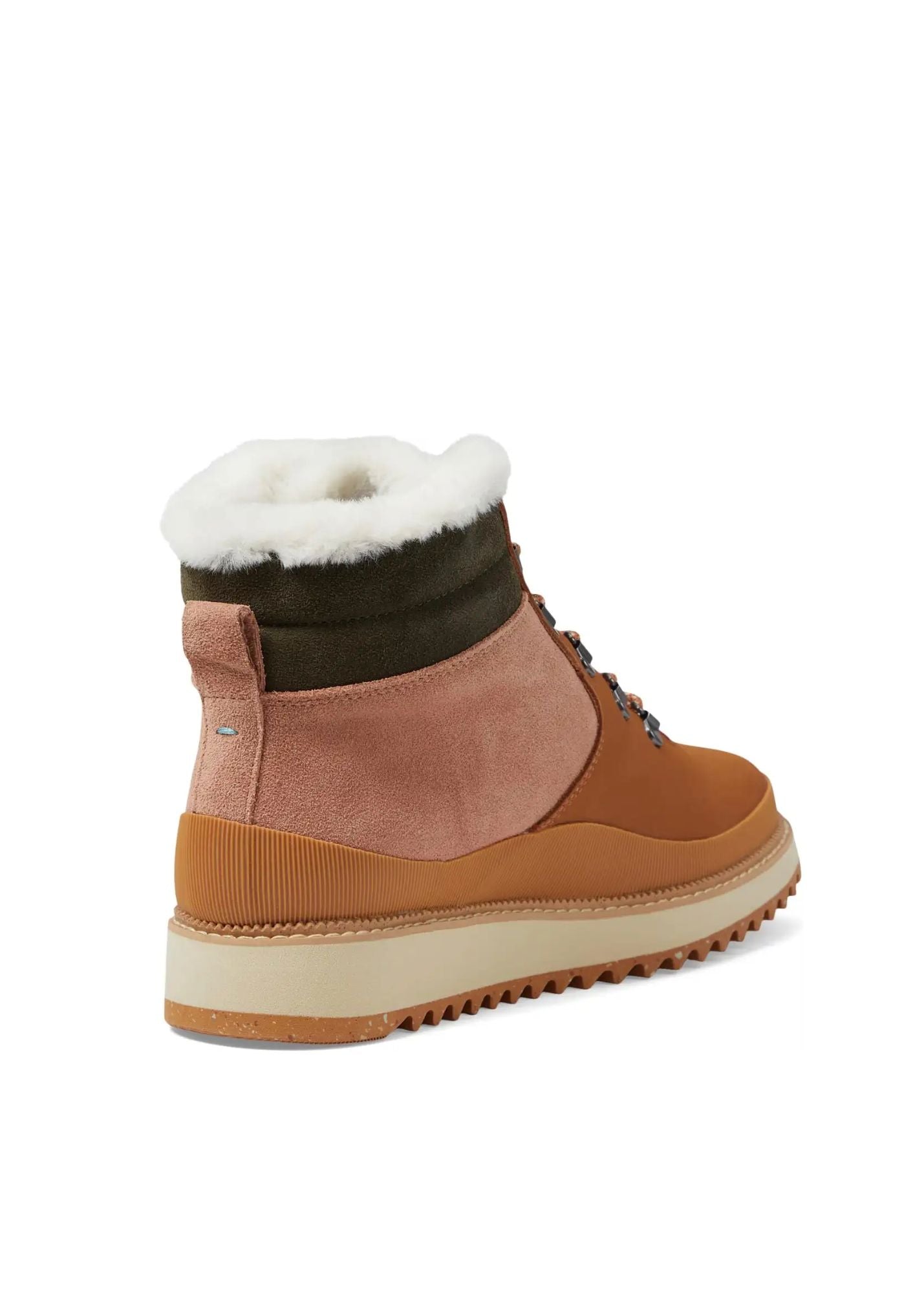 TOMS® Mojave Faux Fur Lace-up Boot Shoes