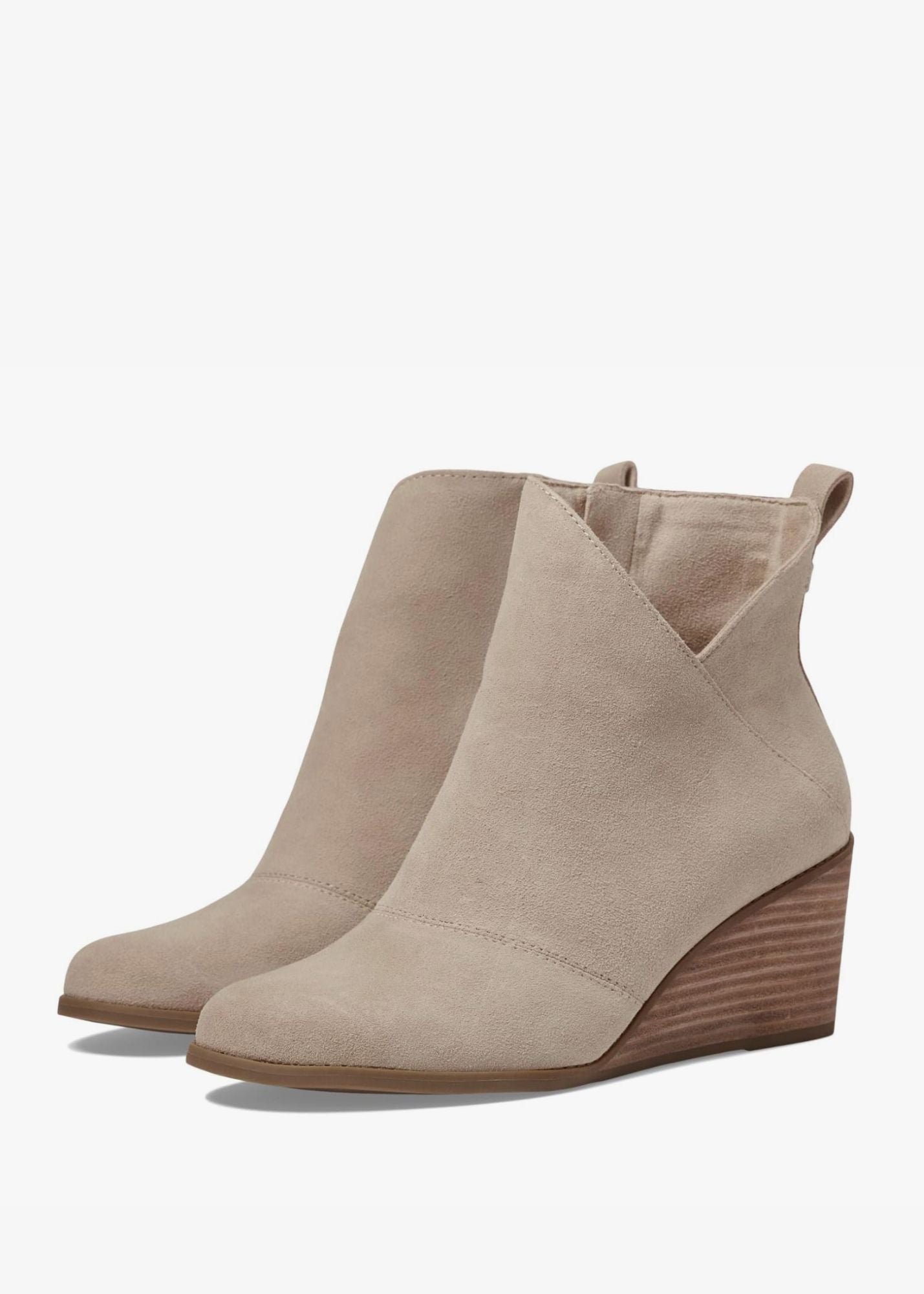 TOMS® Sutton Suede Wedge Boot Shoes