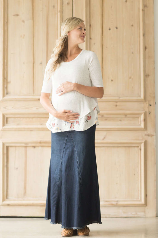 Tonya Long Denim Skirt - FINAL SALE Skirts