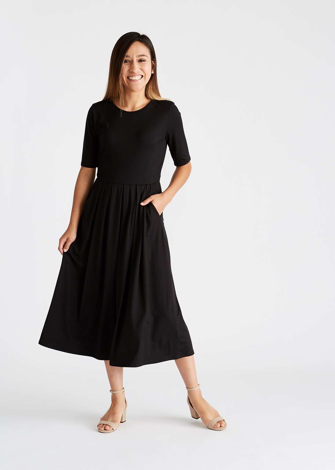 Tori Midi Dress - FINAL SALE Dresses Black / S