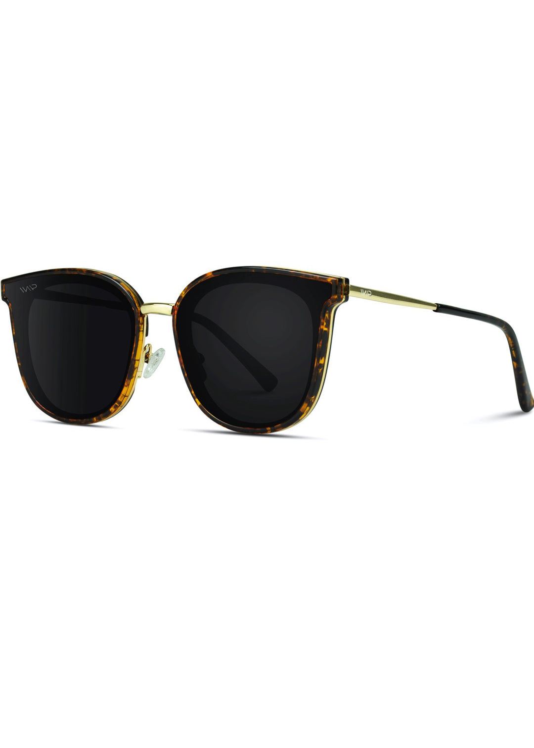 Tortoise Black Square Frame Polarized Sunglasses Accessories