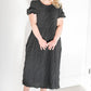 Tove Black Textured Midi Dress Dresses
