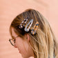 Triangle Animal Print Hair Clips Accessories