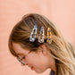Triangle Animal Print Hair Clips Accessories