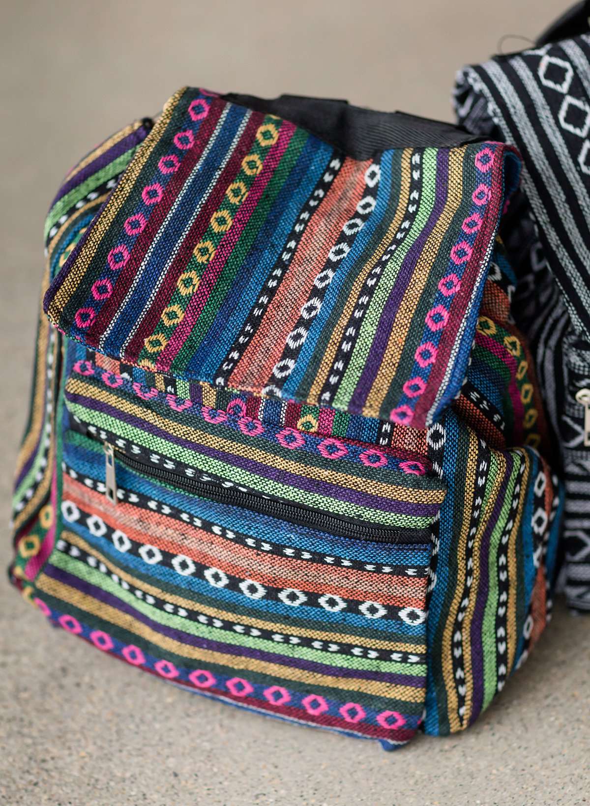 Tribal Back Pack - FINAL SALE Accessories Rainbow