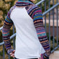 Tribal Cowl Neck Top - FINAL SALE Tops