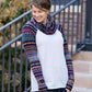 Tribal Cowl Neck Top - FINAL SALE Tops