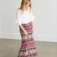 Tribal Stretch Maxi Skirt - FINAL SALE Skirts