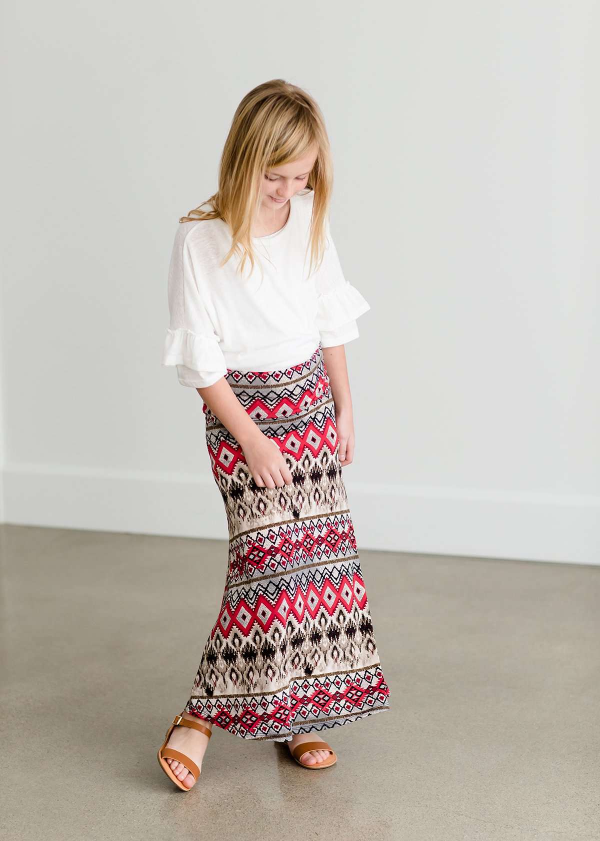 Tribal Stretch Maxi Skirt - FINAL SALE Skirts