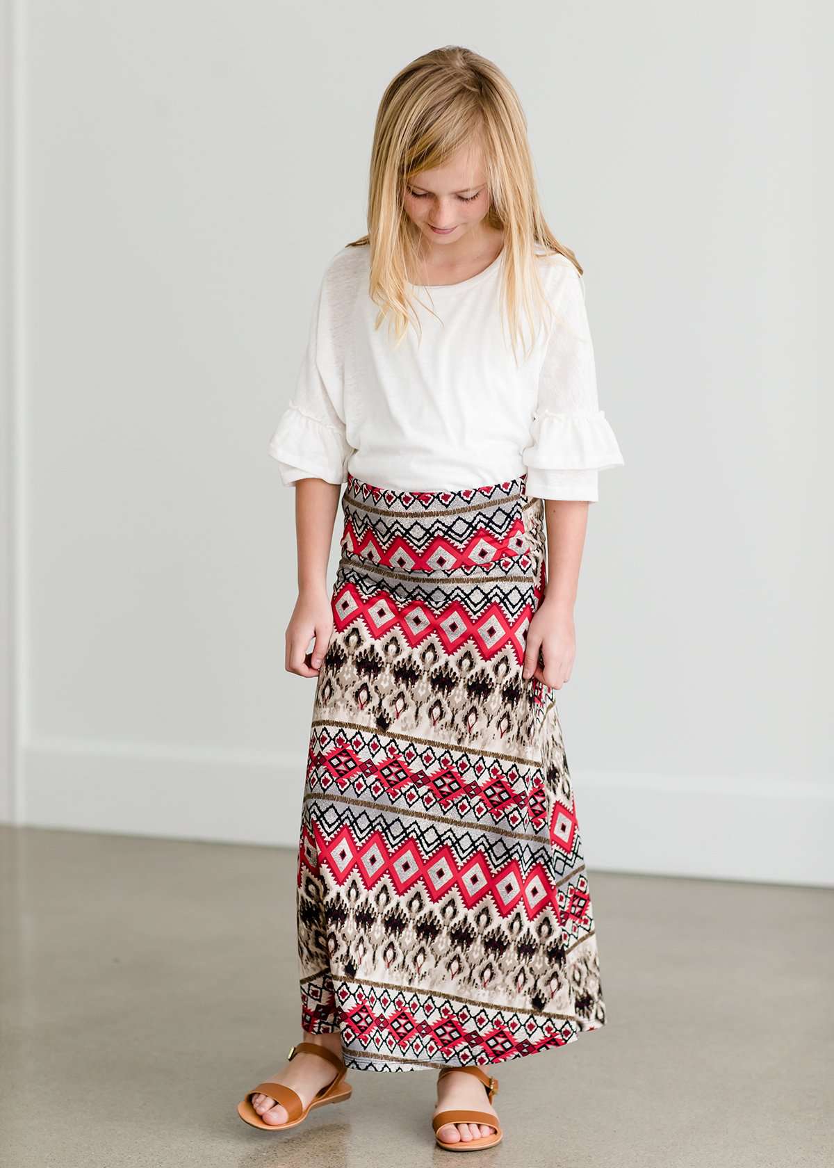 Tribal Stretch Maxi Skirt - FINAL SALE Skirts