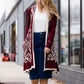 Tribal Zip Up Duster Cardigan - FINAL SALE Layering Essentials