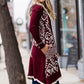 Tribal Zip Up Duster Cardigan - FINAL SALE Layering Essentials