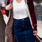 Tribal Zip Up Duster Cardigan - FINAL SALE Layering Essentials
