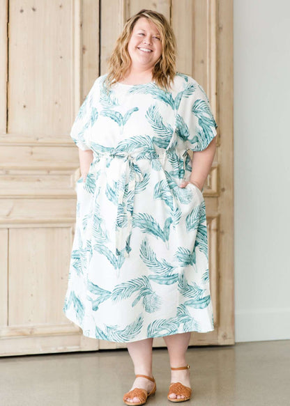 Tropical Print Midi Dress - FINAL SALE Dresses