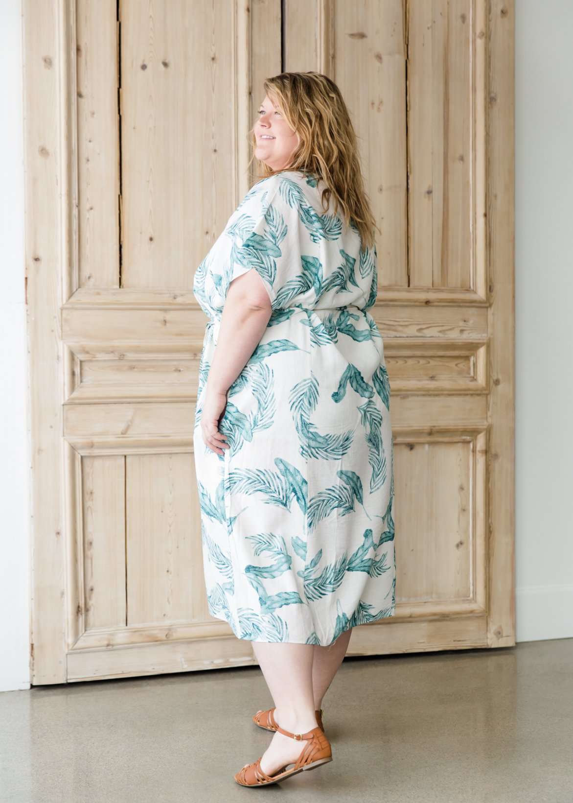 Tropical Print Midi Dress - FINAL SALE Dresses