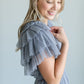 Tulle Tiered Ruffle Midi Dress Dresses