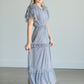 Tulle Tiered Ruffle Midi Dress Dresses