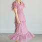 Tulle Tiered Ruffle Midi Dress Dresses