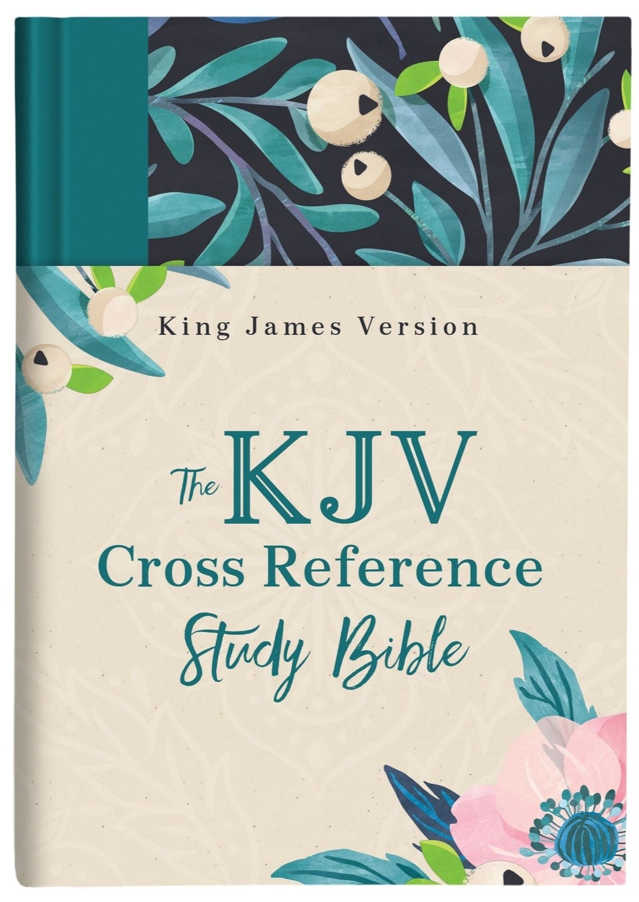 Turquoise Floral KJV Cross Reference Study Bible - FINAL SALE Home & Lifestyle