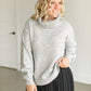 Turtleneck Balloon Sleeve Pullover Sweater FF Tops