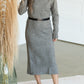 Turtleneck Sweater Midi Dress w/Belt - FINAL SALE Dresses