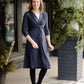 Twist Front Midi Dress-FINAL SALE Dresses