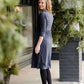 Twist Front Midi Dress-FINAL SALE Dresses