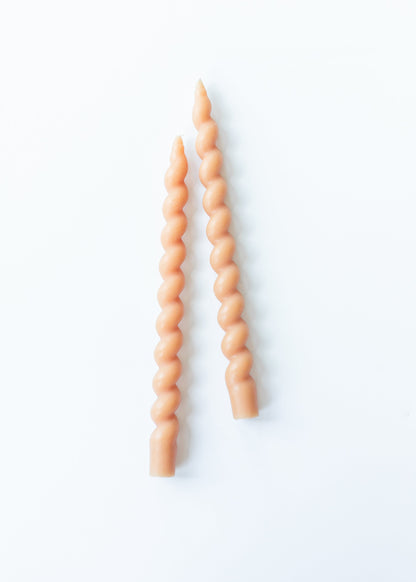 Twisted Taper Candle Set of 2 Gifts